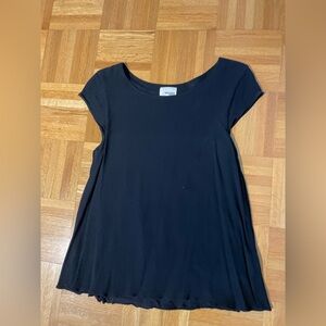 Wilfred black woven t-shirt. Size s